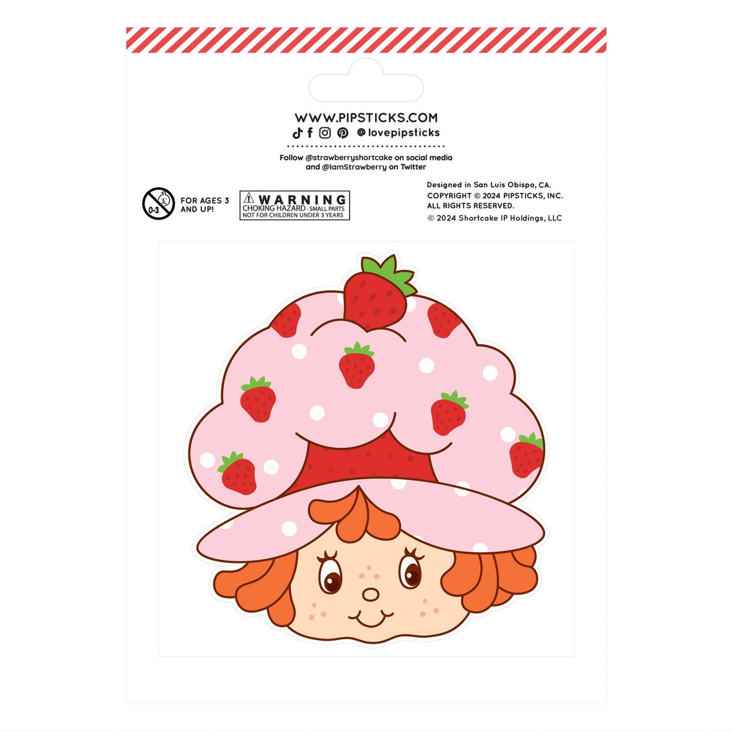Pipsticks - Strawberry Shortcake & Custard Scratch 'n Sniff stickers | Scout & Co