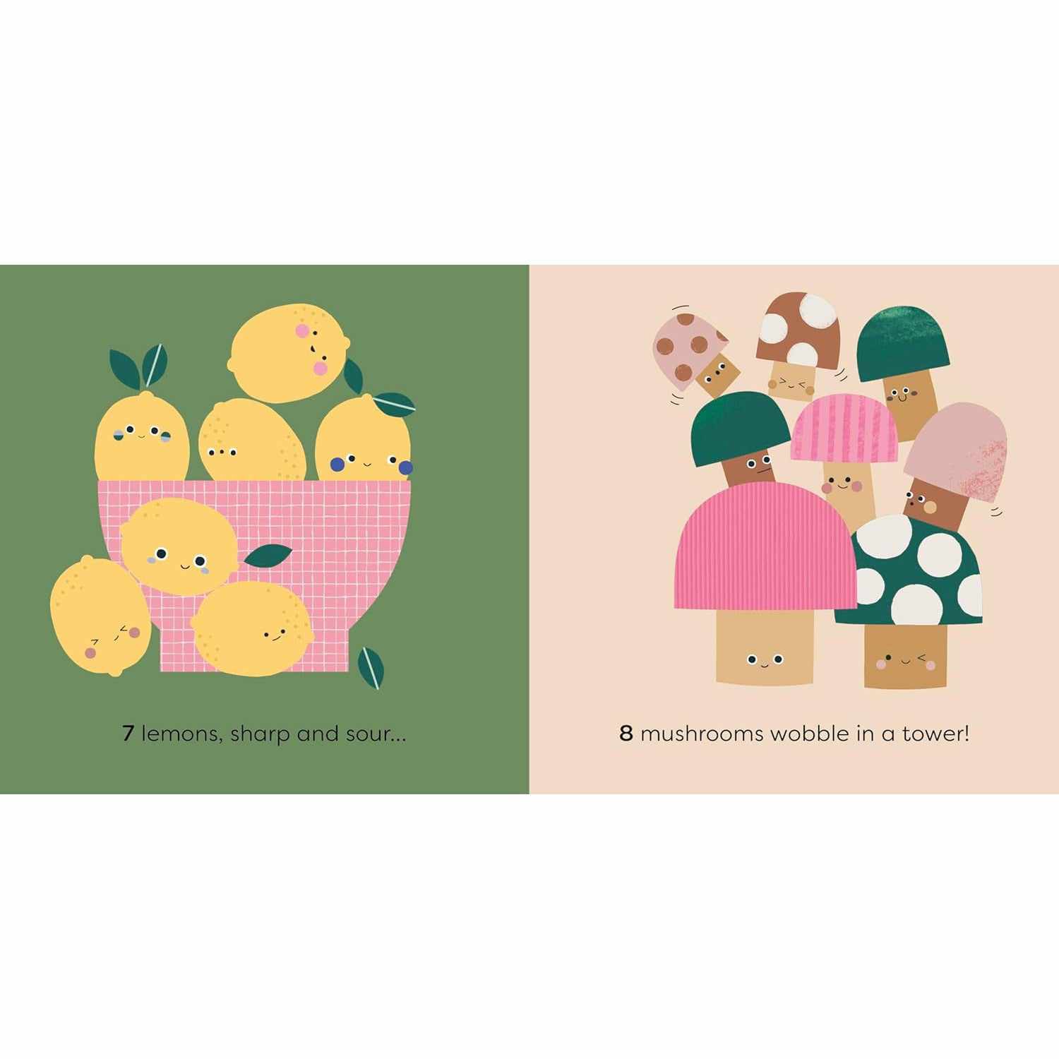 MiniTouch: Fruit & Veg - touch-and-feel first numbers board book | Scout & Co