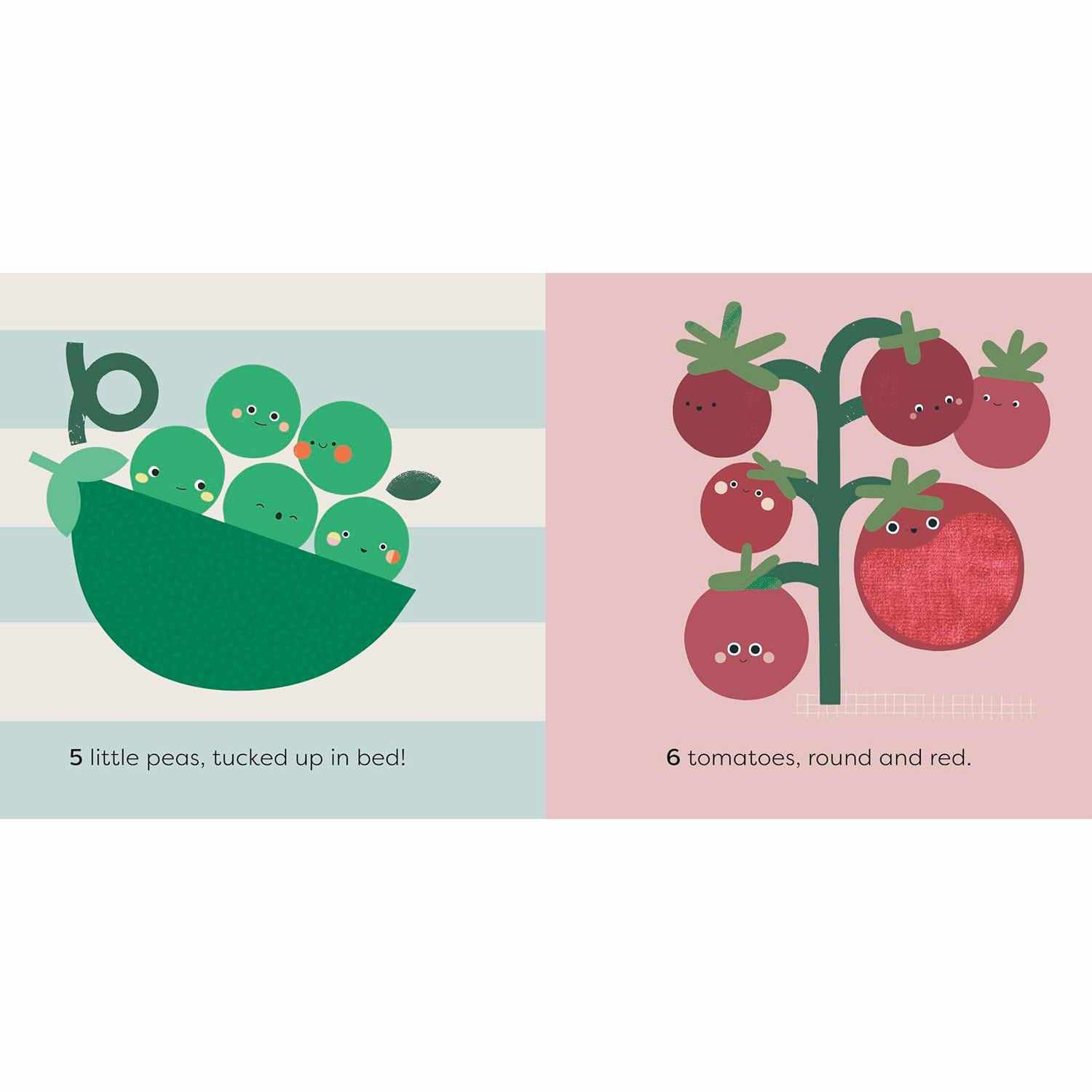 MiniTouch: Fruit & Veg - touch-and-feel first numbers board book | Scout & Co