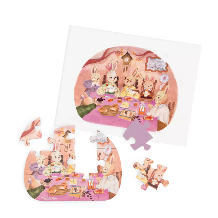 Moulin Roty - Les Minouchkas - Une Belle Journée - 4 mini jigsaw puzzles | Scout & Co