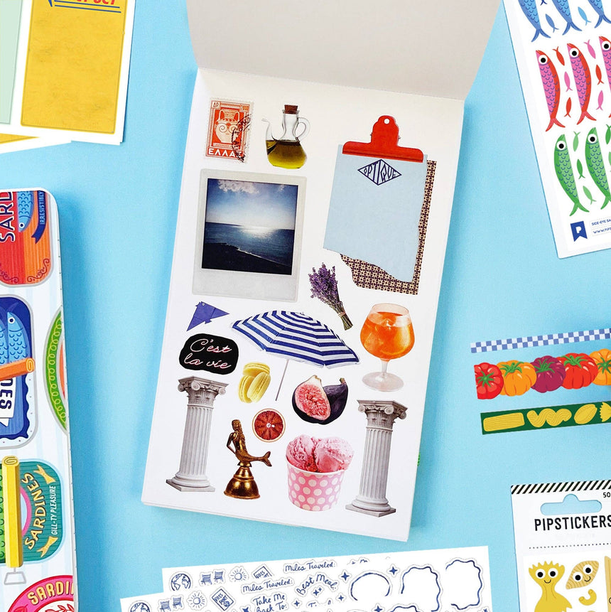 Pipsticks - La Dolce Vita junk journal sticker book | Scout & Co
