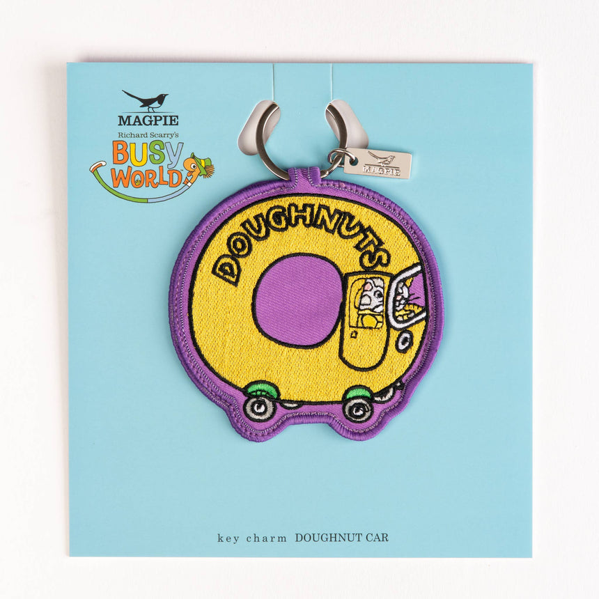 Magpie x Richard Scarry Doughnut Car Key Charm | Scout & Co