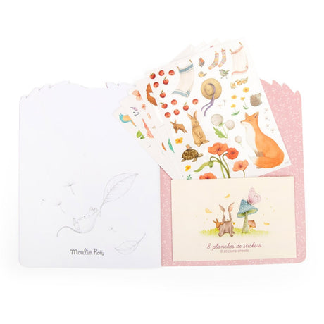 Moulin Roty - Les Rosalies colouring & sticker book | Scout & Co