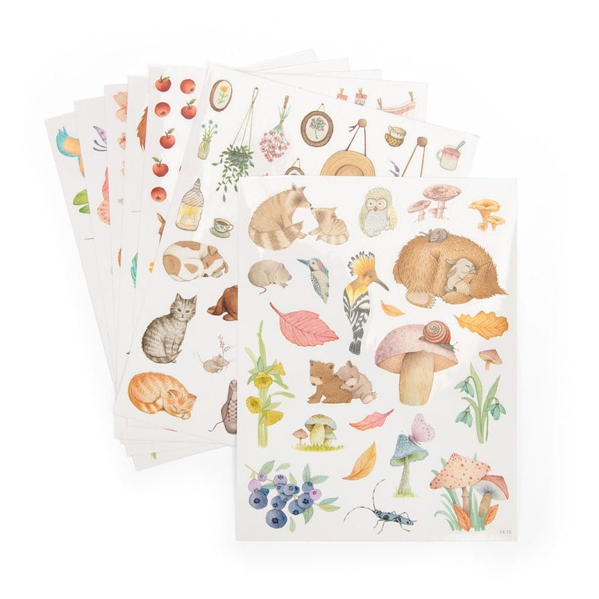 Moulin Roty - Les Rosalies colouring & sticker book | Scout & Co