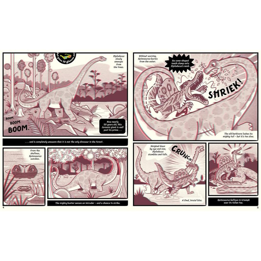 3D Dino Rumble: Watch Who Wins With 3D Glasses - Anne and Steve Brusatte | Scout & Co