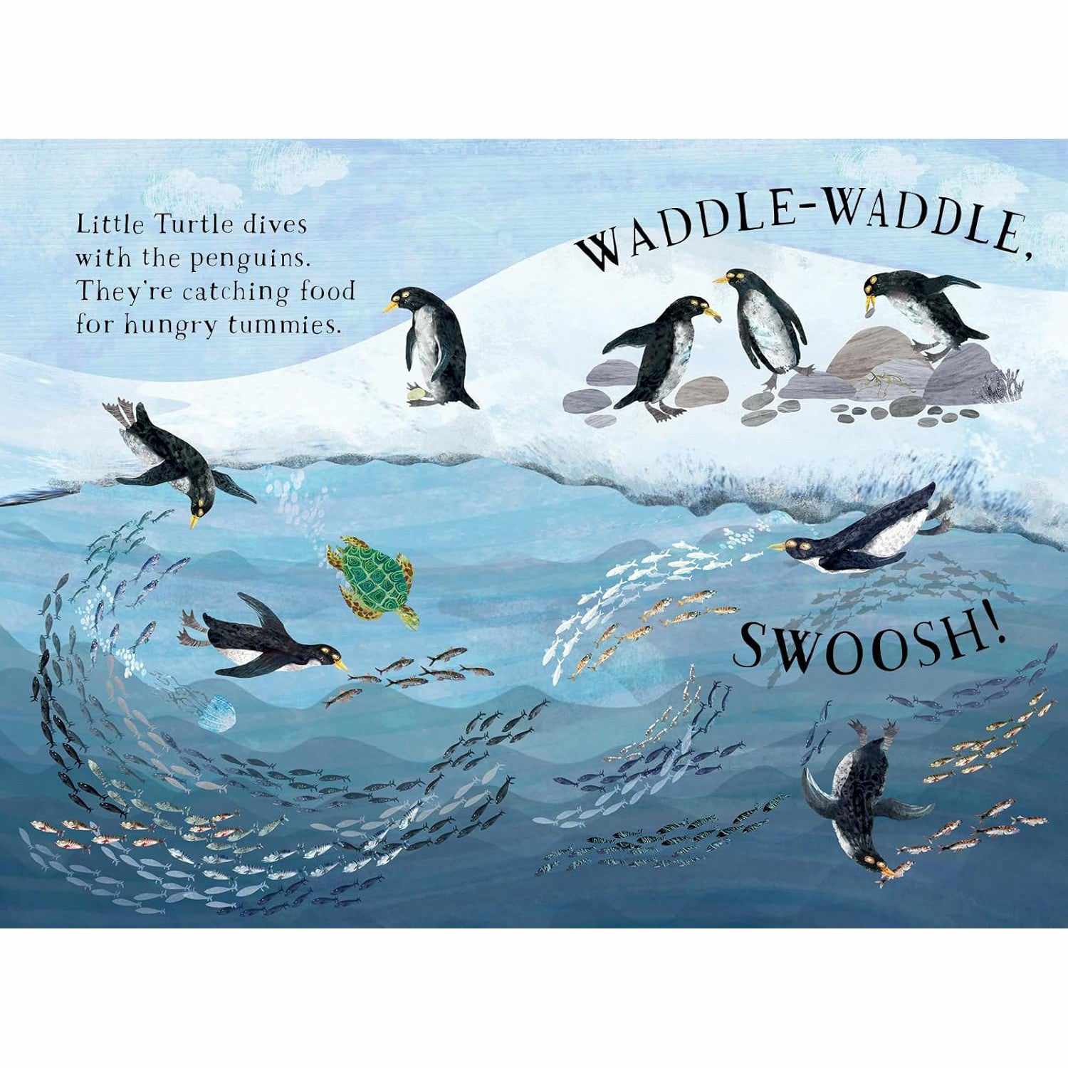 Little Turtle's Book Of The Blue board book - Yuval Zommer | Scout & Co