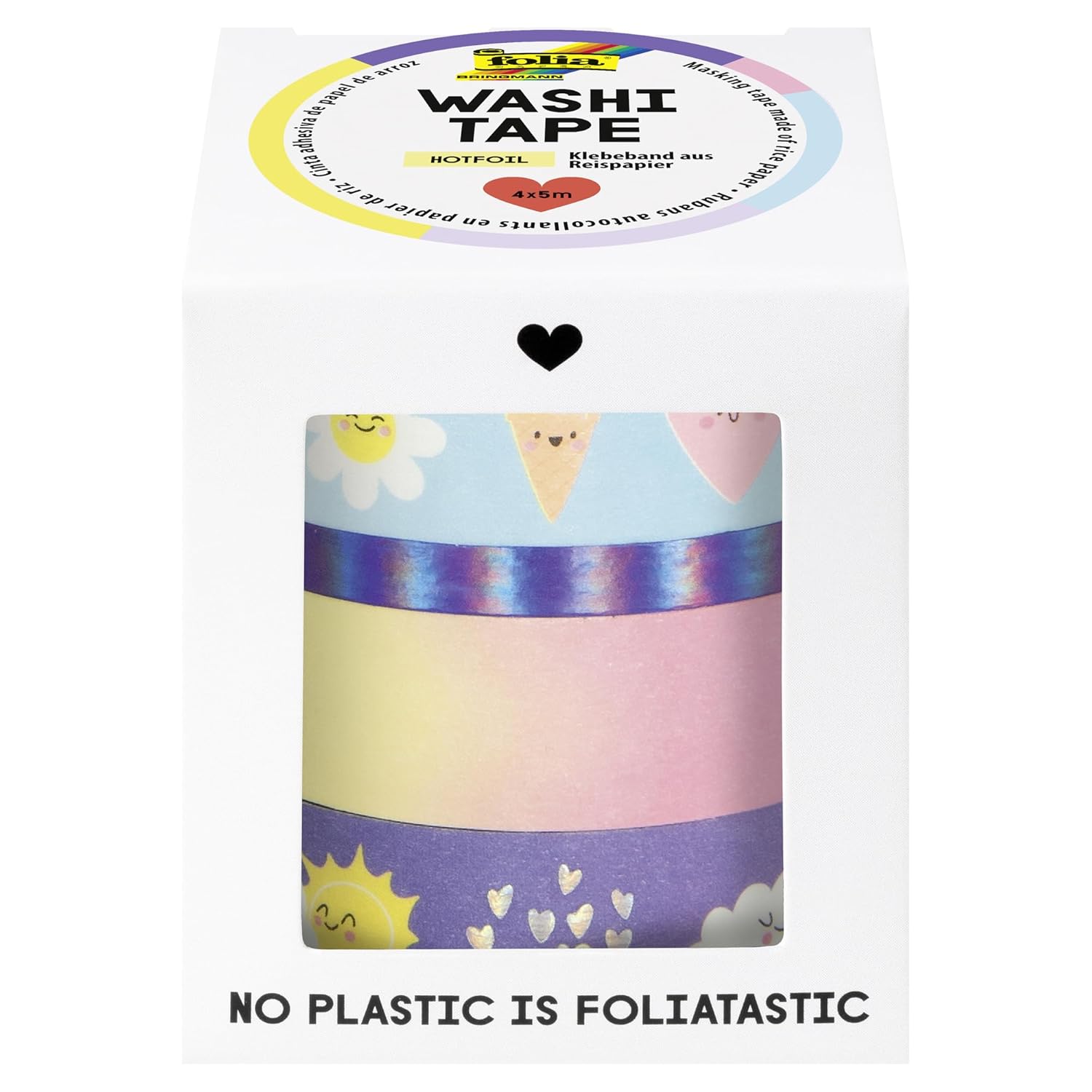 Folia - Washi tapes set of 4 - Sunny Side | Scout & Co