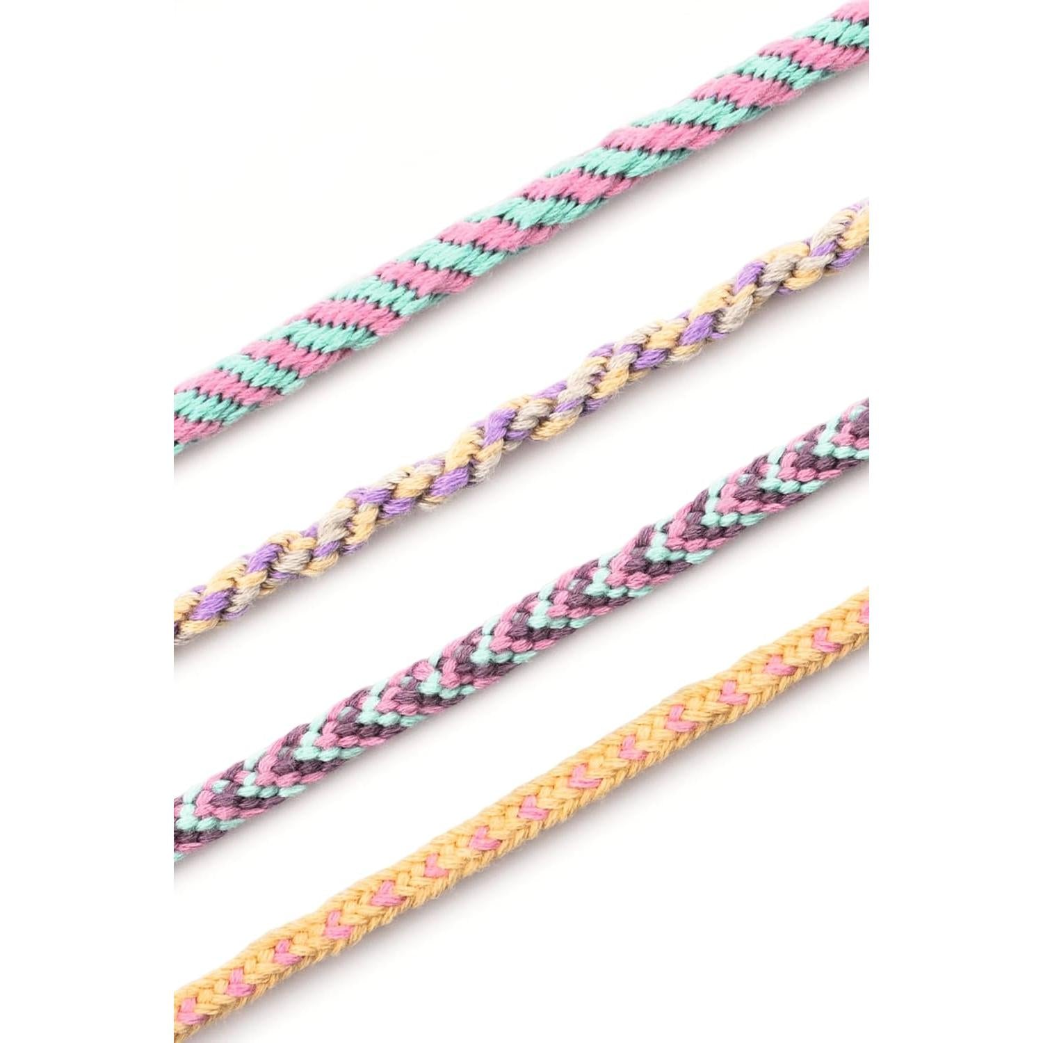 Folia - Kumihimo bracelets kit - Pastel Rainbow | Scout & Co