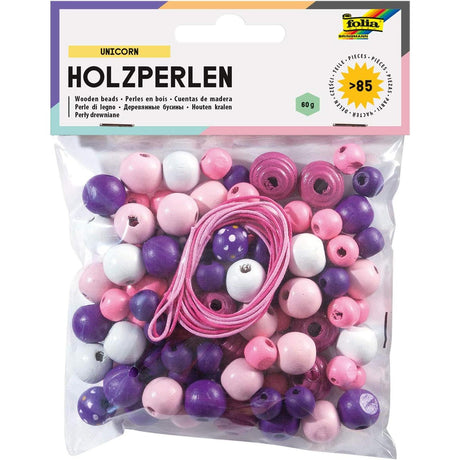 Folia - Wooden beads set - Unicorn | Scout & Co