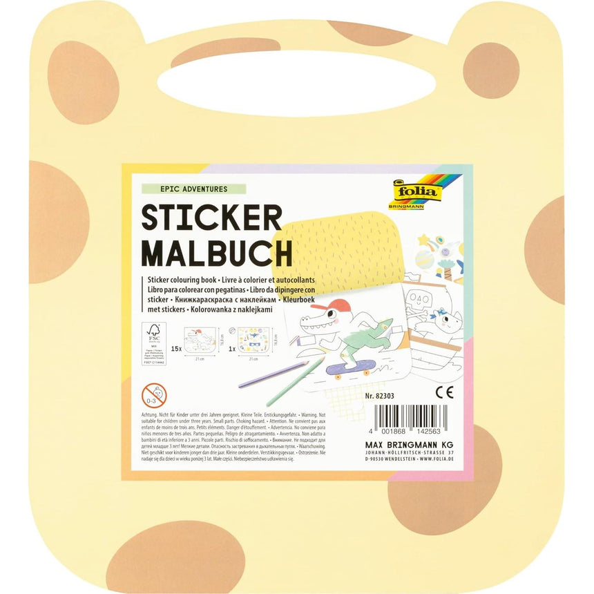 Folia - Colouring & sticker book - Epic adventures | Scout & Co