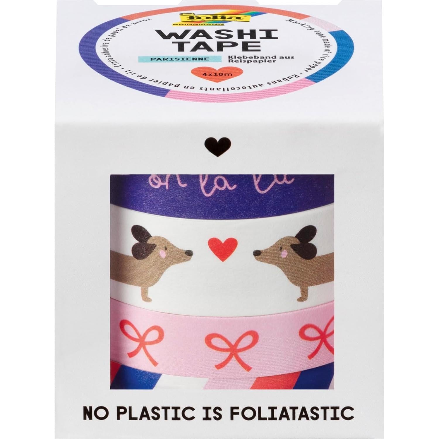 Folia - Washi tapes set of 4 - Parisienne | Scout & Co