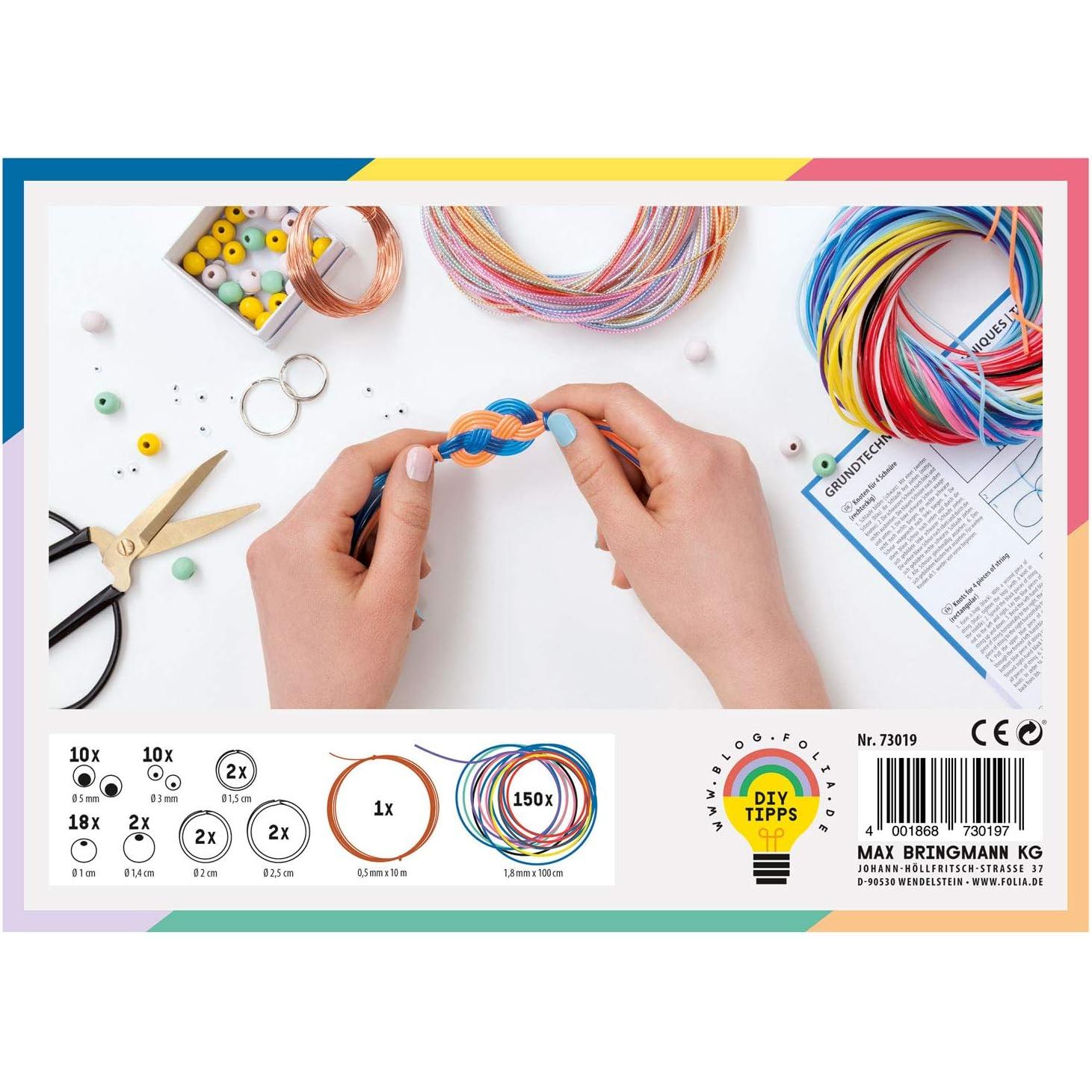 Folia - Scoubidou braiding cord DIY kit | Scout & Co