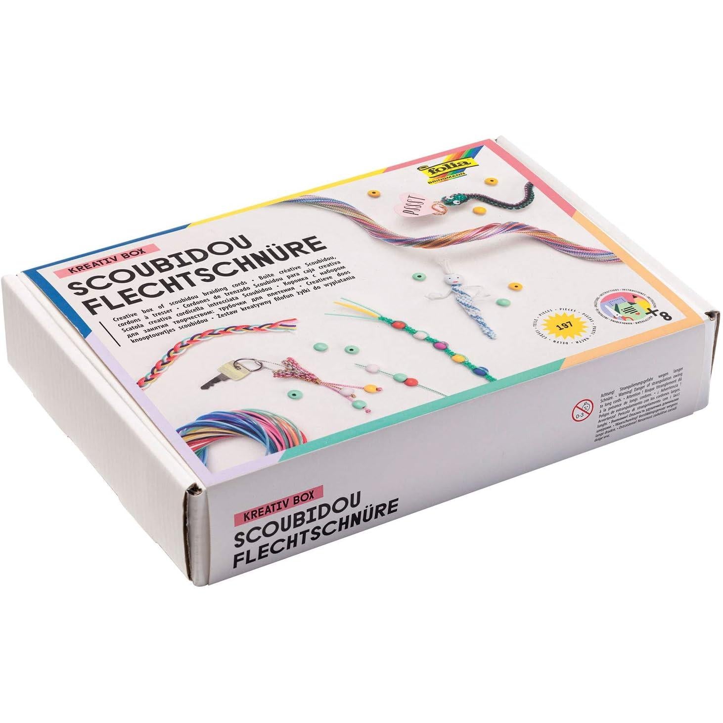 Folia - Scoubidou braiding cord DIY kit | Scout & Co