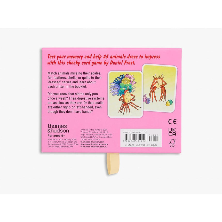 Animals In the Nude matching & memory game | Scout & Co
