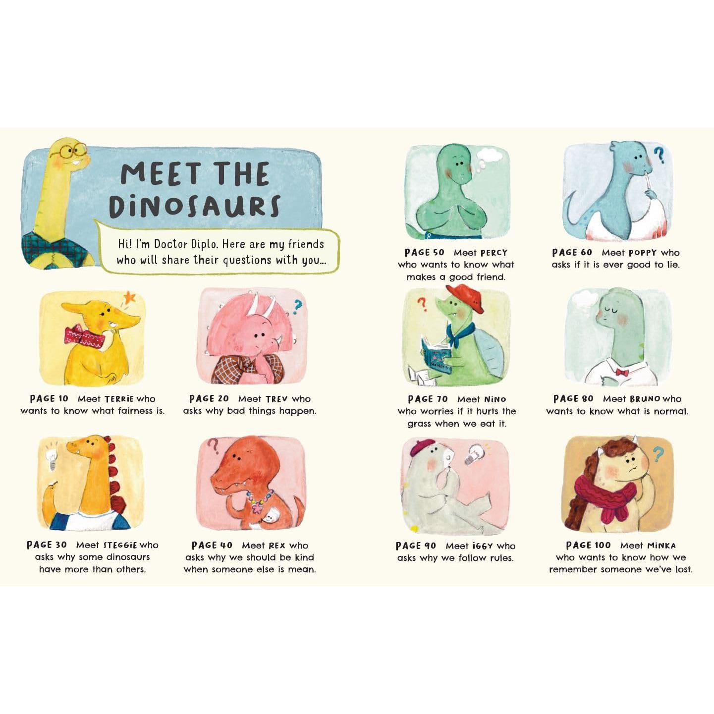 Little Dinosaurs, Big Questions: 10 thoughtful stories - Swapna Haddow | Scout & Co