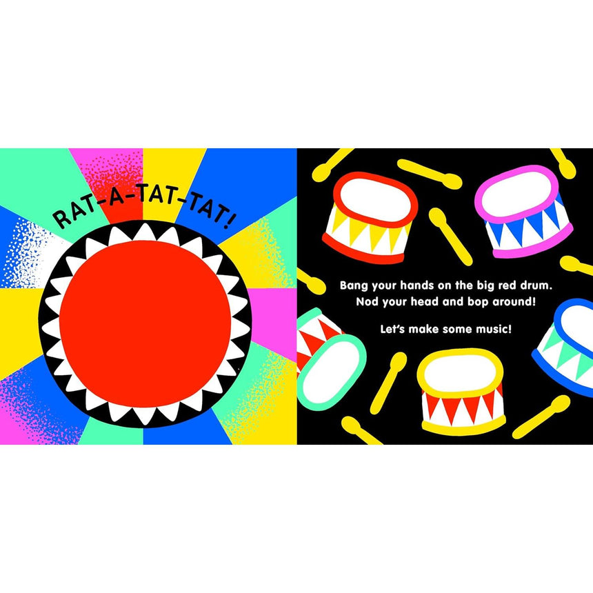 My Busy Music Book!: A Playful Music Book with Pages to Twang, Bang, and Rattle! | Scout & Co