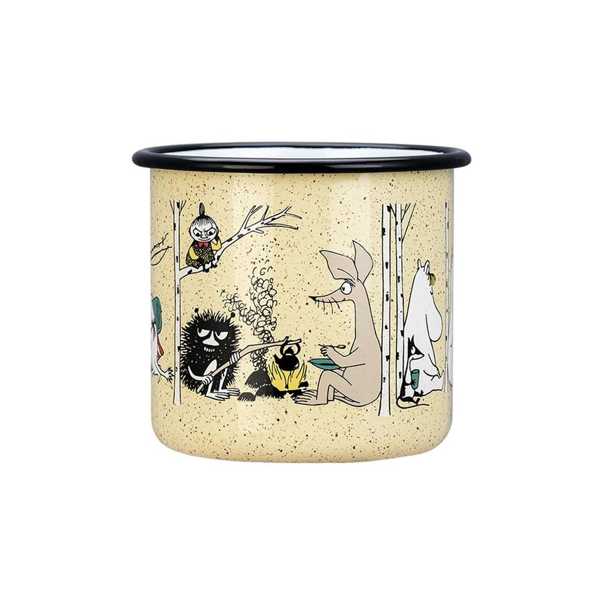 Muurla - Moomin enamel XL mug - Campers | Scout & Co