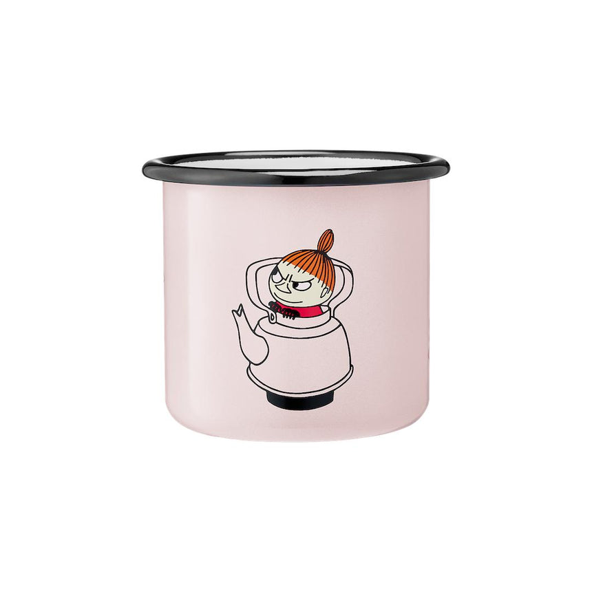 Muurla - Moomin enamel mug - Little My pink | Scout & Co