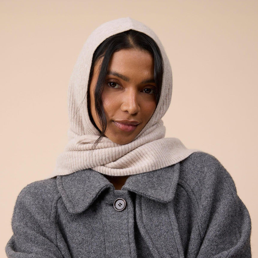 TBCo - Merino Wool Hood in Oatmeal | Scout & Co