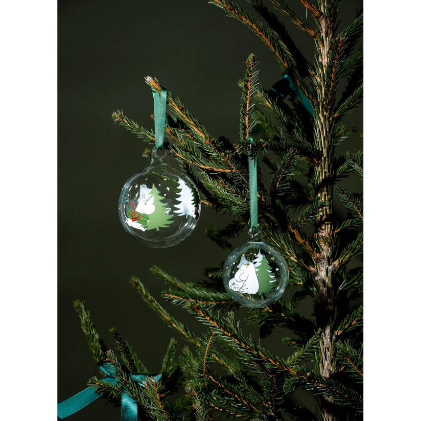 Muurla - Moomin Christmas glass bauble - Spruce | Scout & Co