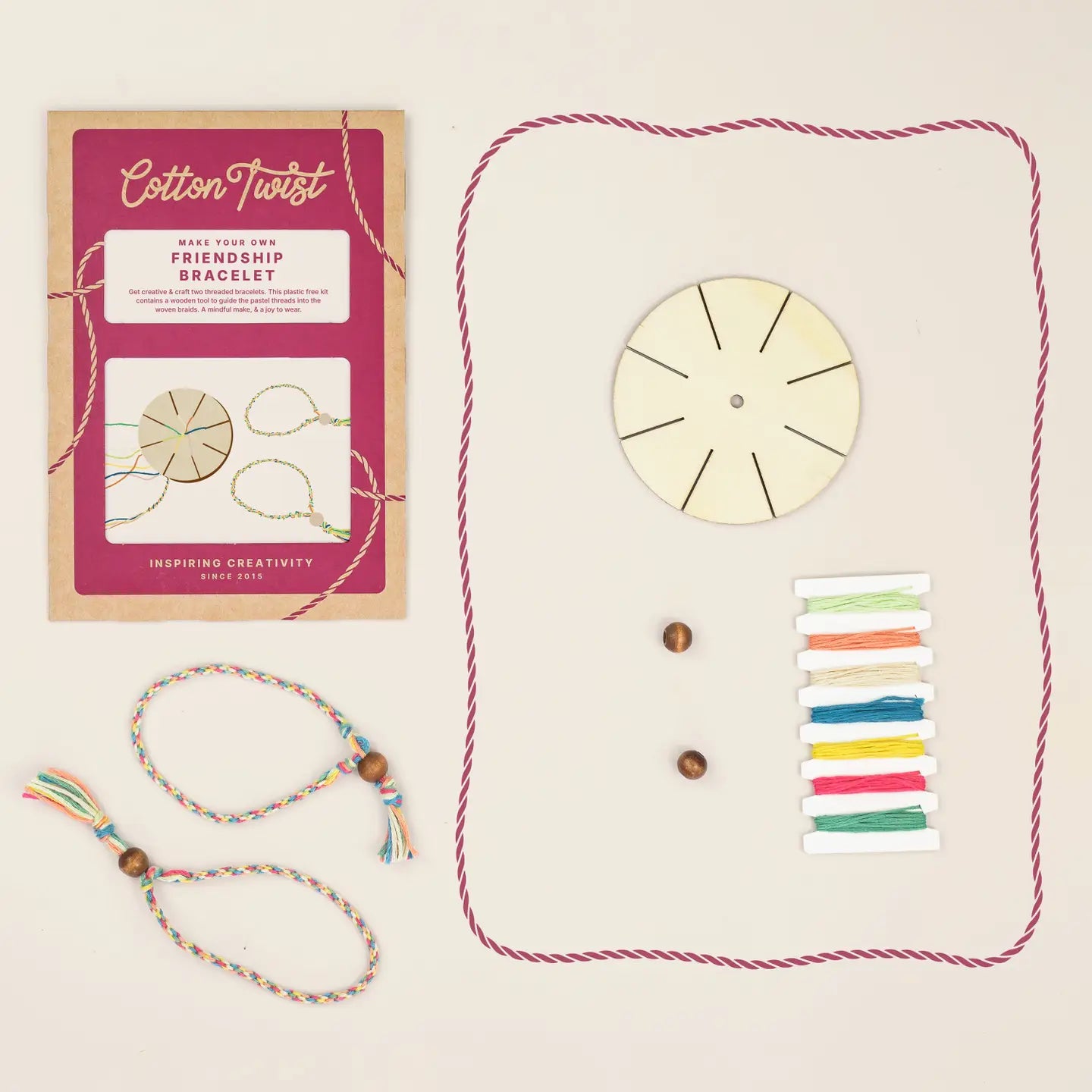 Cotton Twist - Make Your Own Friendship Bracelet Kit | Scout & Co