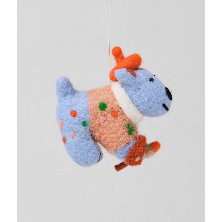 Wrap - Jackson Dog hanging felt ornament | Scout & Co
