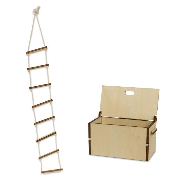 Sam & Julia: The Mouse Mansion - Mouse Mansion To Go suitcase: Grandpa Sailor's Cabin | Scout & Co