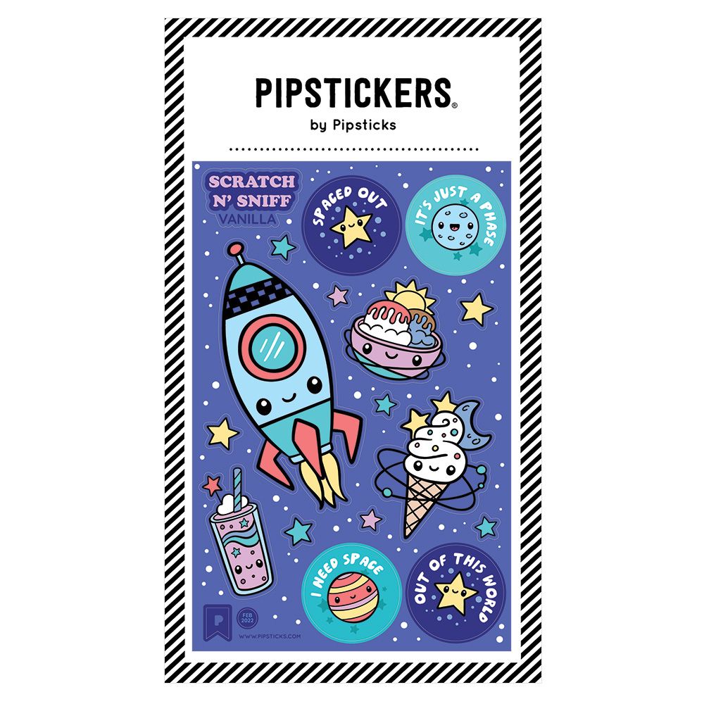 Pipsticks - Anti Gravity Goodies scratch 'n sniff sticker sheet | Scout & Co