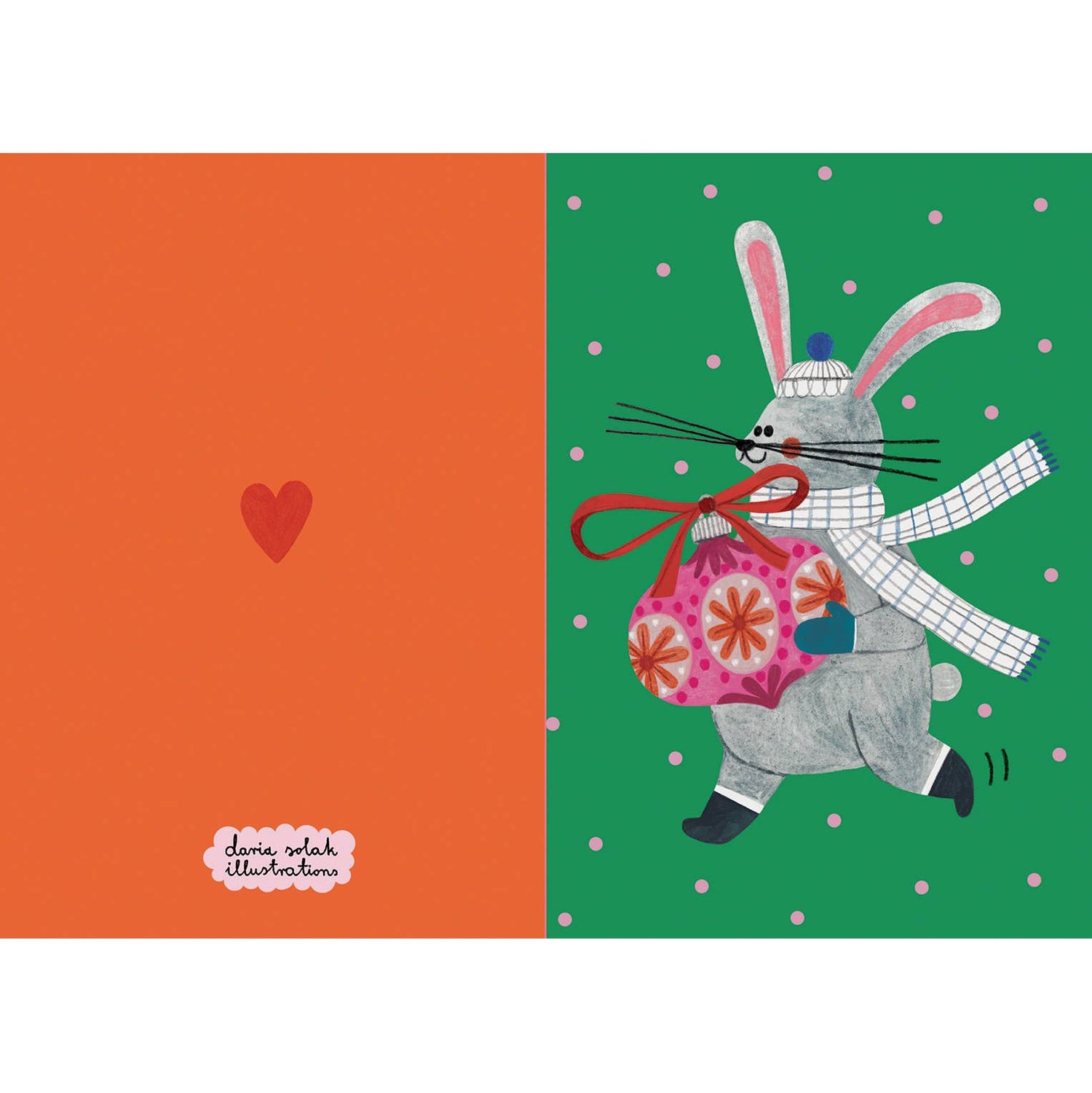 Daria Solak - Christmas Bunny card | Scout & Co