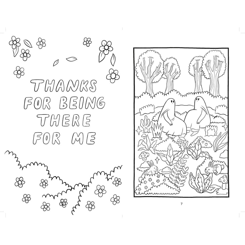 The Sad Ghost Club colouring book - Lize Meddings | Scout & Co