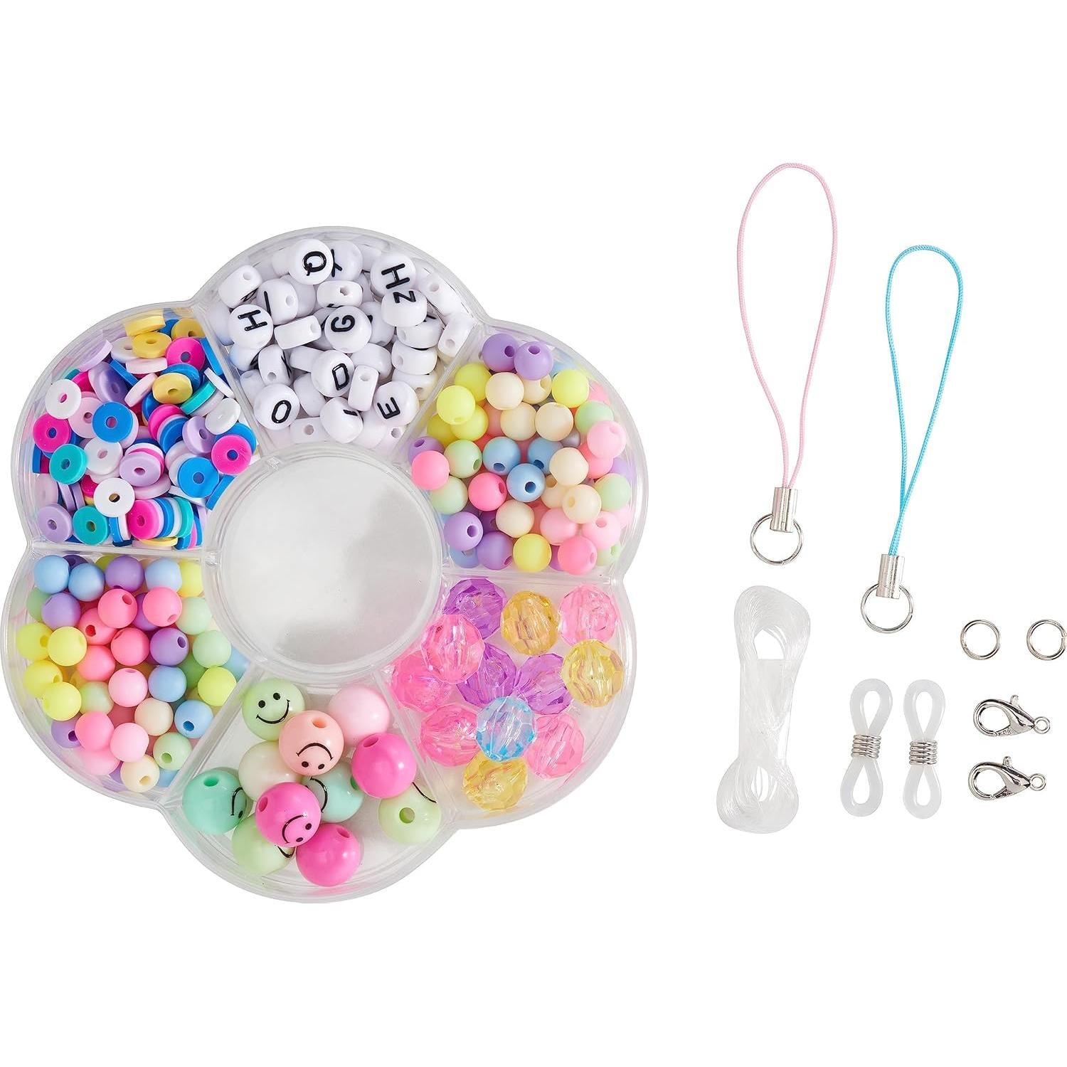 Folia - Phone charms DIY beads set - Rainbow Smile | Scout & Co