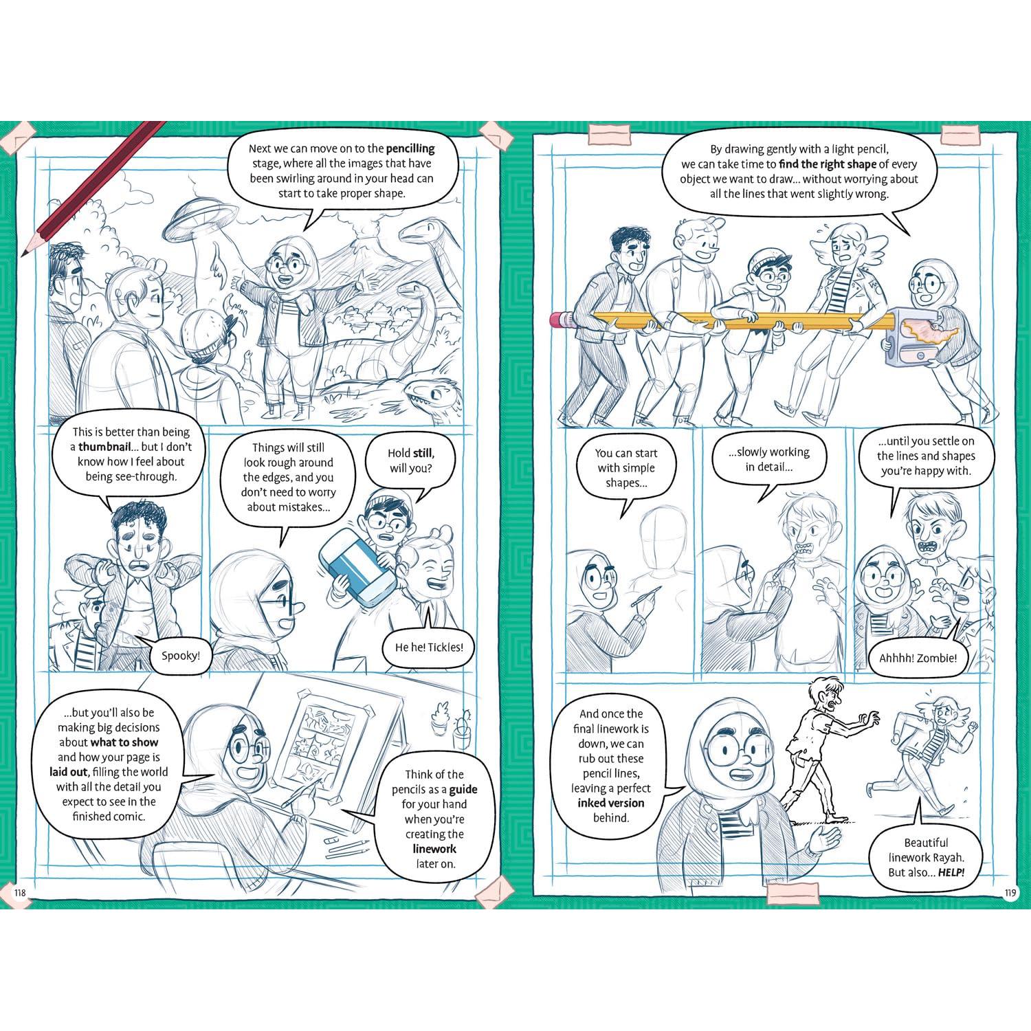 Graphic Novel Builder: The illustrated guide to making your own comics - Edward Ross | Scout & Co