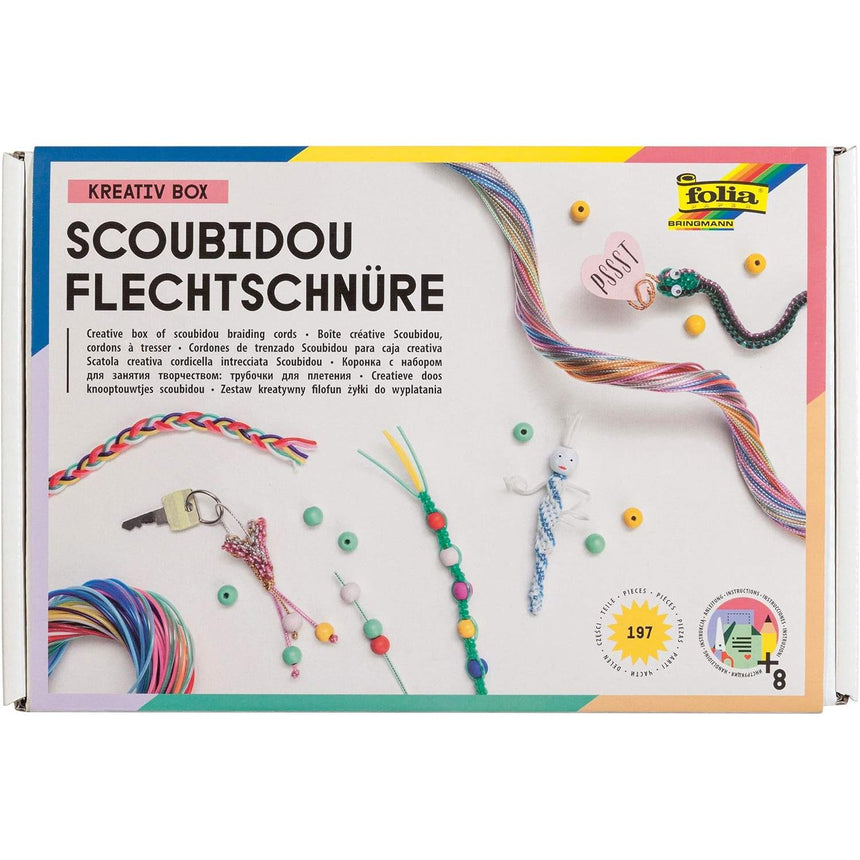 Folia - Scoubidou braiding cord DIY kit | Scout & Co