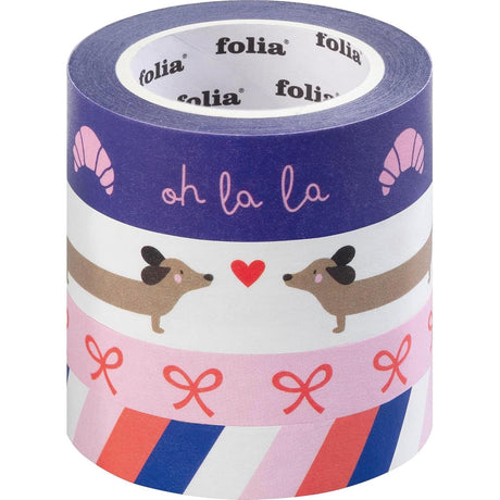 Folia - Washi tapes set of 4 - Parisienne | Scout & Co