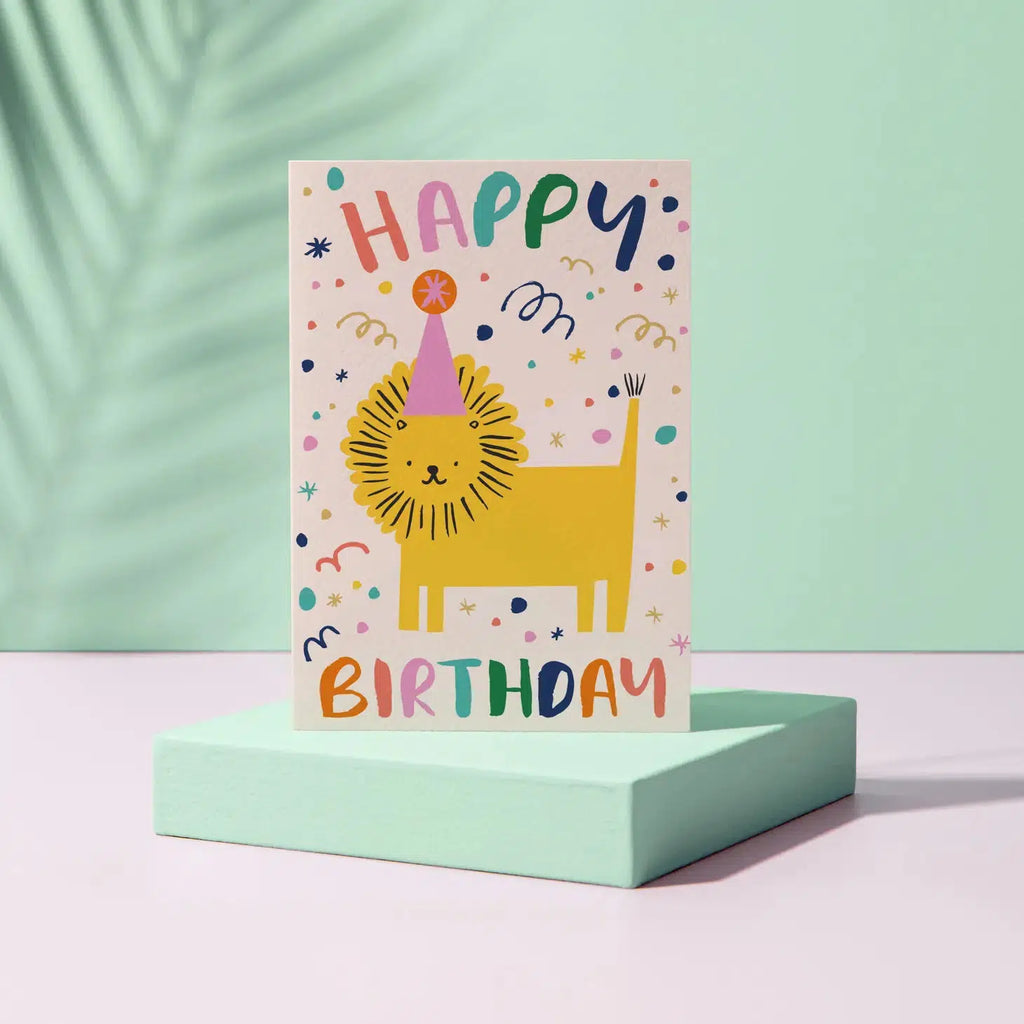 Rumble Cards - Lion Happy Birthday card | Scout & Co