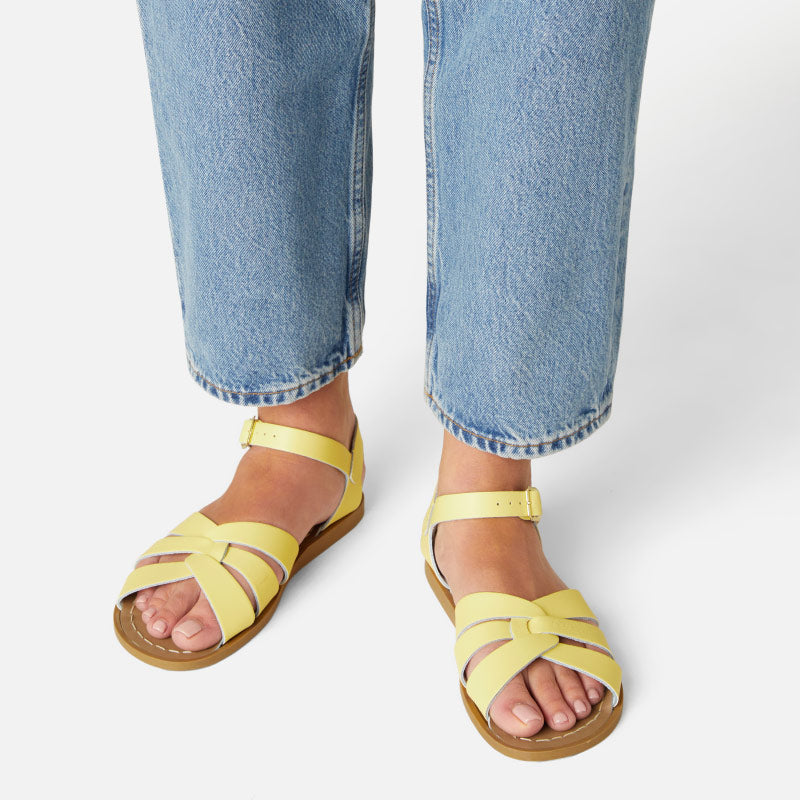 Saltwater Original Sandals - Butter Yellow - Adult | Scout & Co