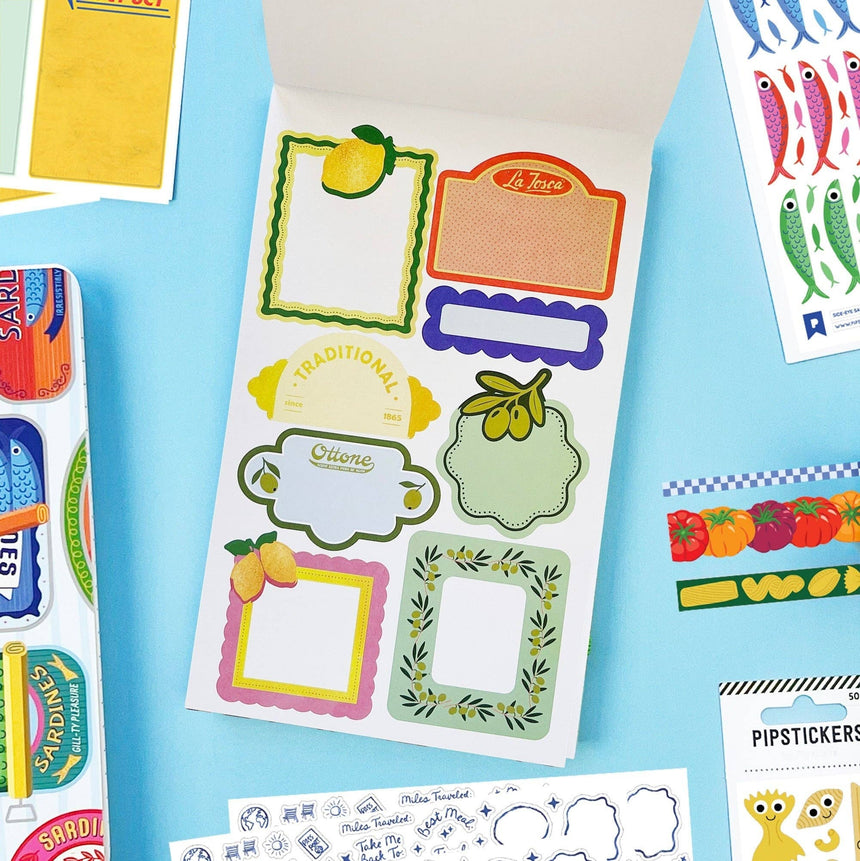 Pipsticks - La Dolce Vita junk journal sticker book | Scout & Co
