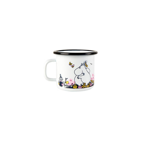 Muurla - Moomin enamel mug - Hug White | Scout & Co