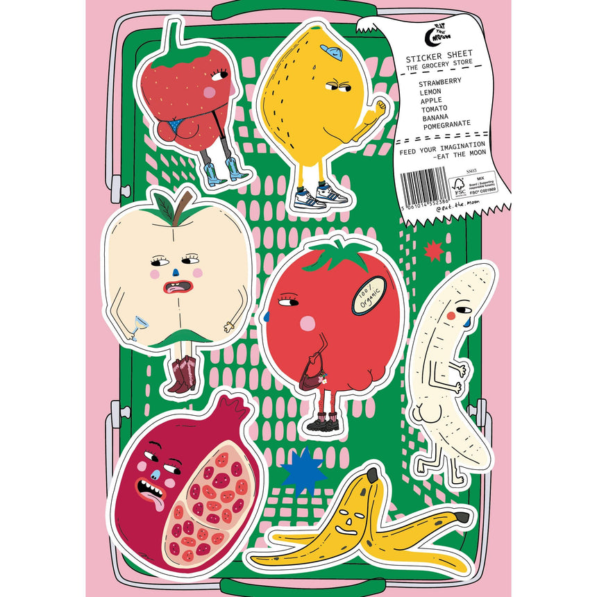 Eat The Moon - The Grocery Store stickers | Scout & Co