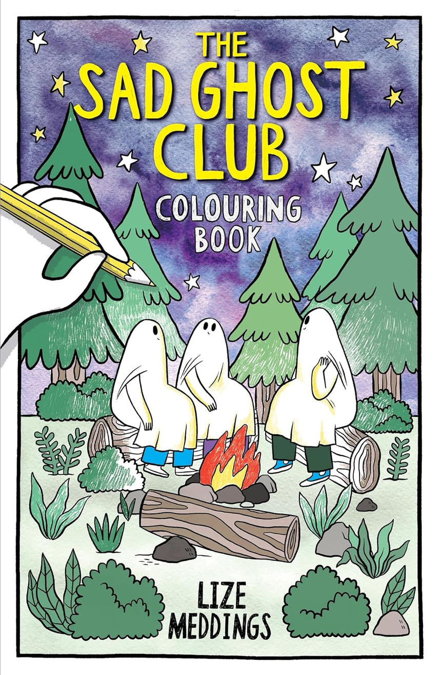 The Sad Ghost Club colouring book - Lize Meddings