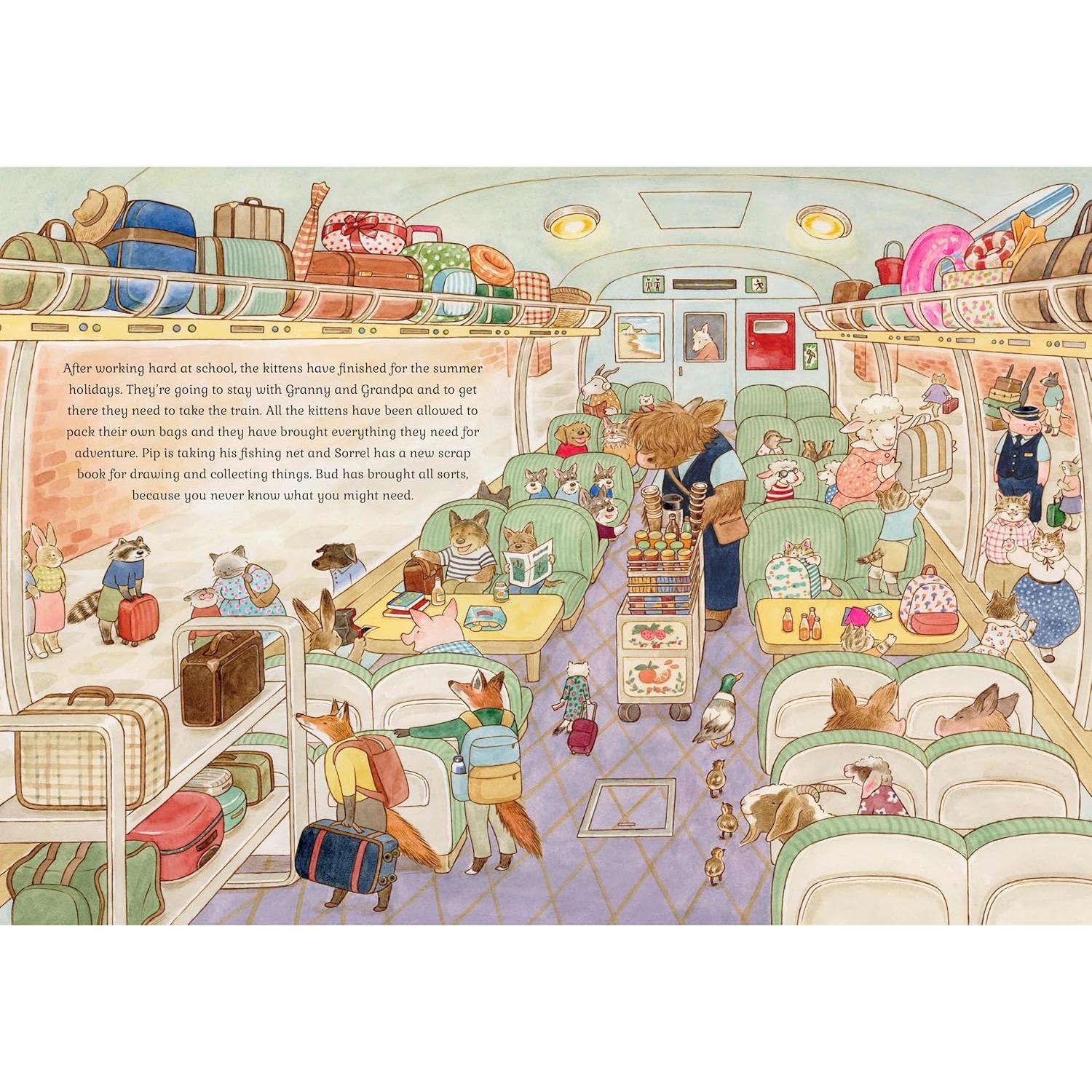 Cat Family: Four Seasons lift-the-flap book - Lucy Brownridge | Scout & Co