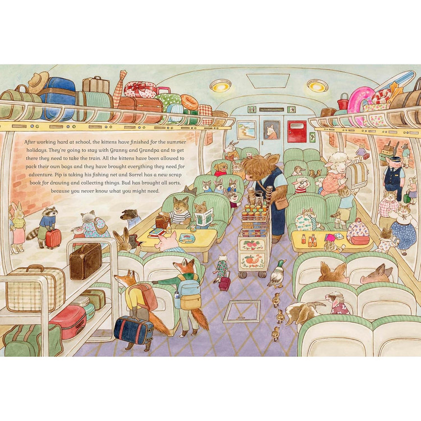 Cat Family: Four Seasons lift-the-flap book - Lucy Brownridge | Scout & Co