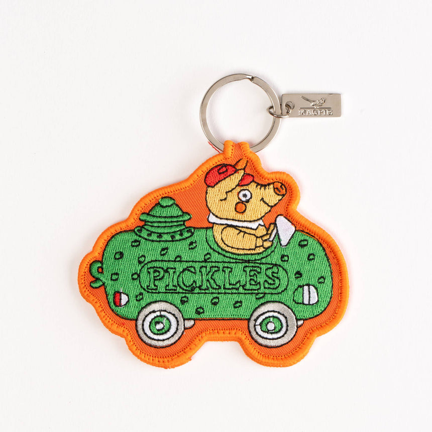 Magpie x Richard Scarry - Pickle Car key charm | Scout & Co