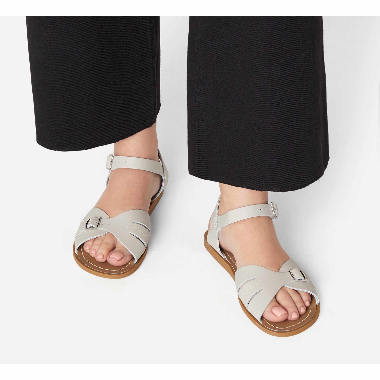 Saltwater Classic Sandals - Stone - Adult | Scout & Co