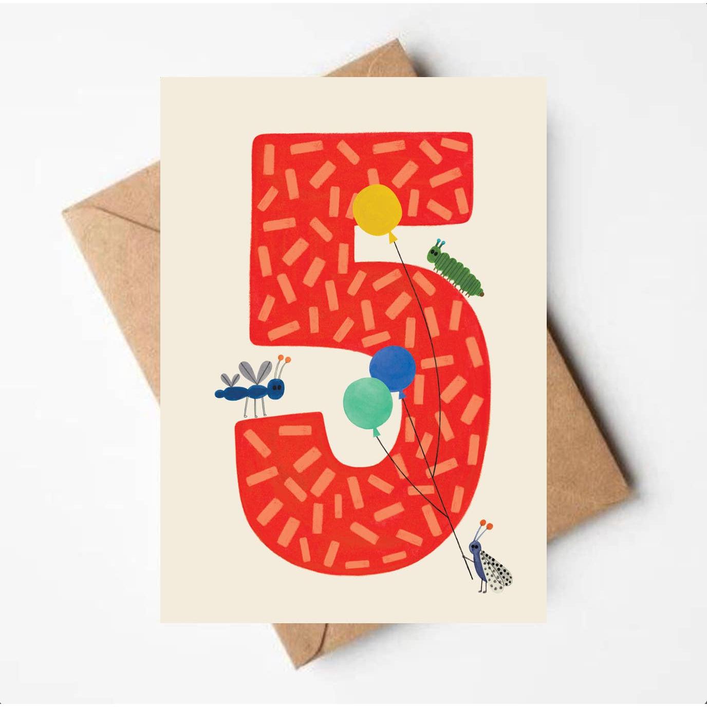 Daria Solak - 5th birthday card | Scout & Co