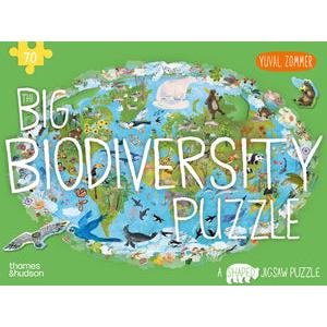 The Big Biodiversity Puzzle - 70-piece shaped jigsaw - Yuval Zommer | Scout & Co