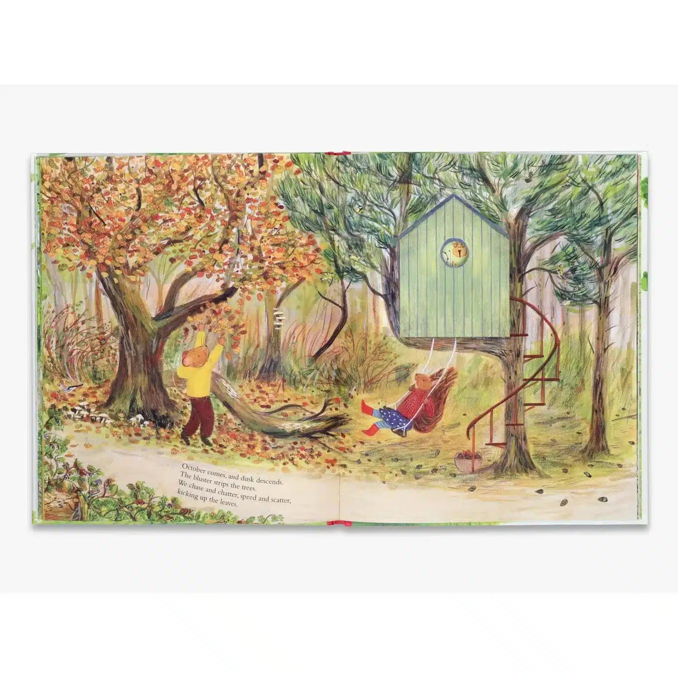 Mouse's Wood: A Year In Nature lift-the-flap book - Alice Melvin | Scout & Co