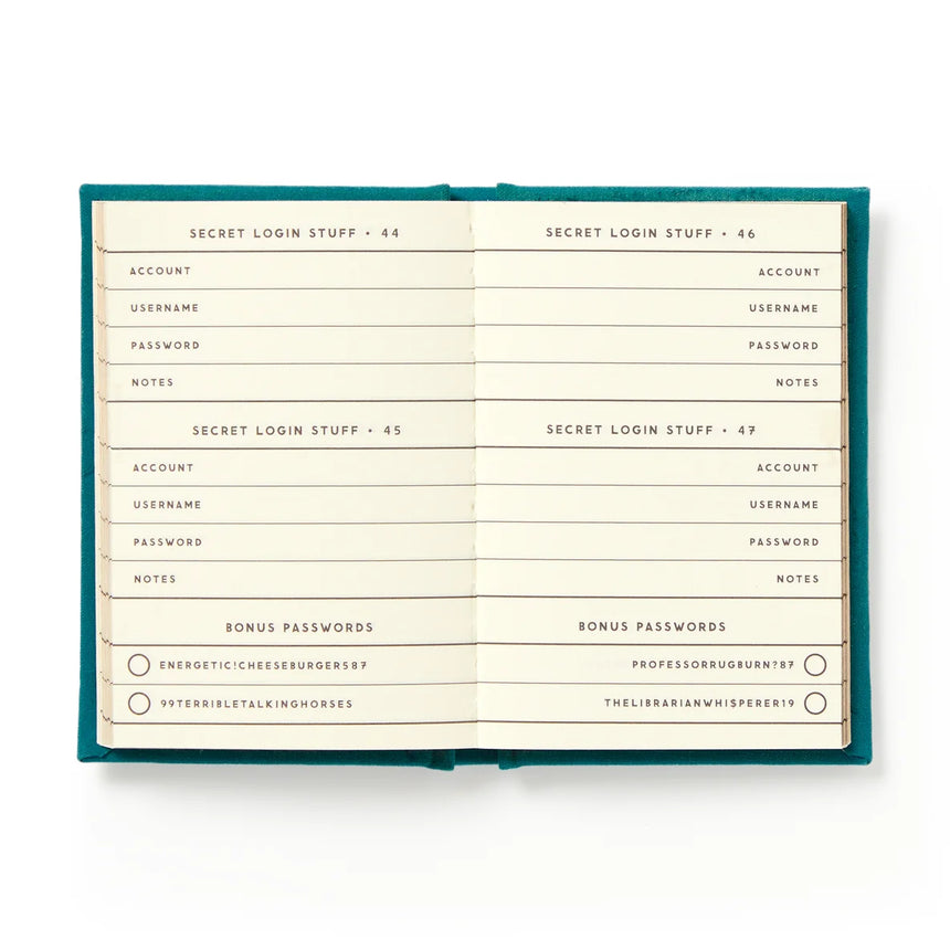 Definitely Not My Passwords Tiny Diary | Scout & Co