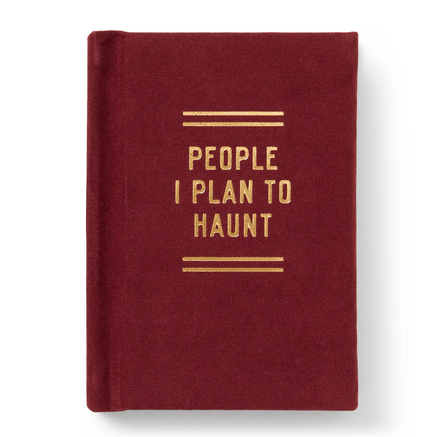 People I Plan To Haunt Tiny Diary | Scout & Co