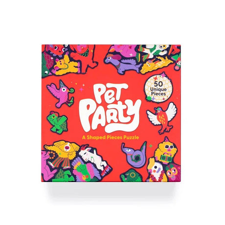 Pet Party - 50 shaped piece jigsaw puzzle - Caroline Selmes | Scout & Co